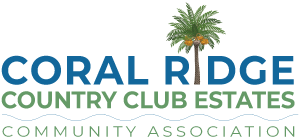 The Coral Ridge Country Club Estates Community Association Logo